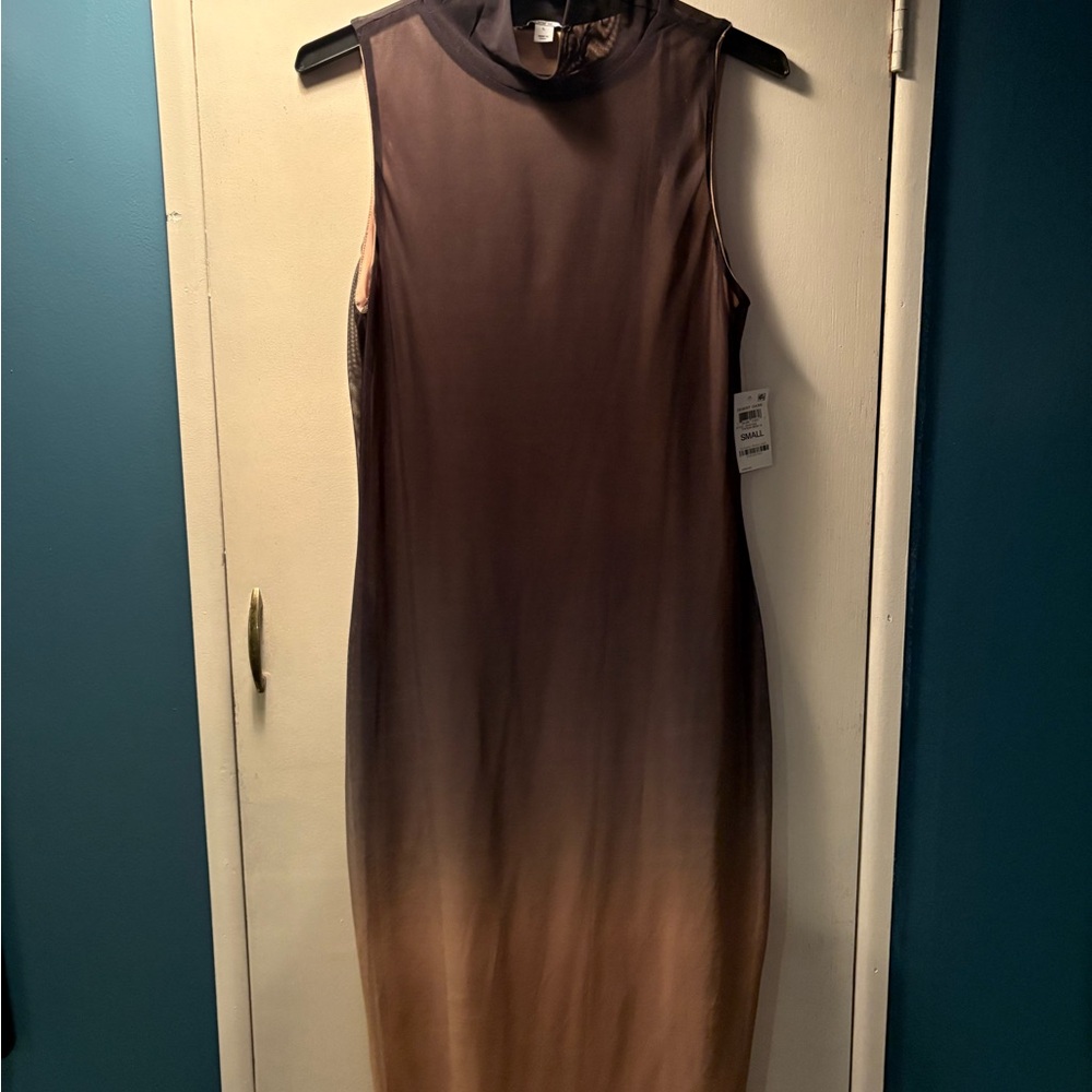 Elegant Ombre Sleeveless Dress